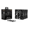 be quiet Pure Wings 3 120mm | PWM high-speed Triple Pack ventilador para caja de ordenador 12 cm negro 3 uds.
