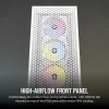 CORSAIR caja de PC semitorre - 3000d RGB Airflow - blanco