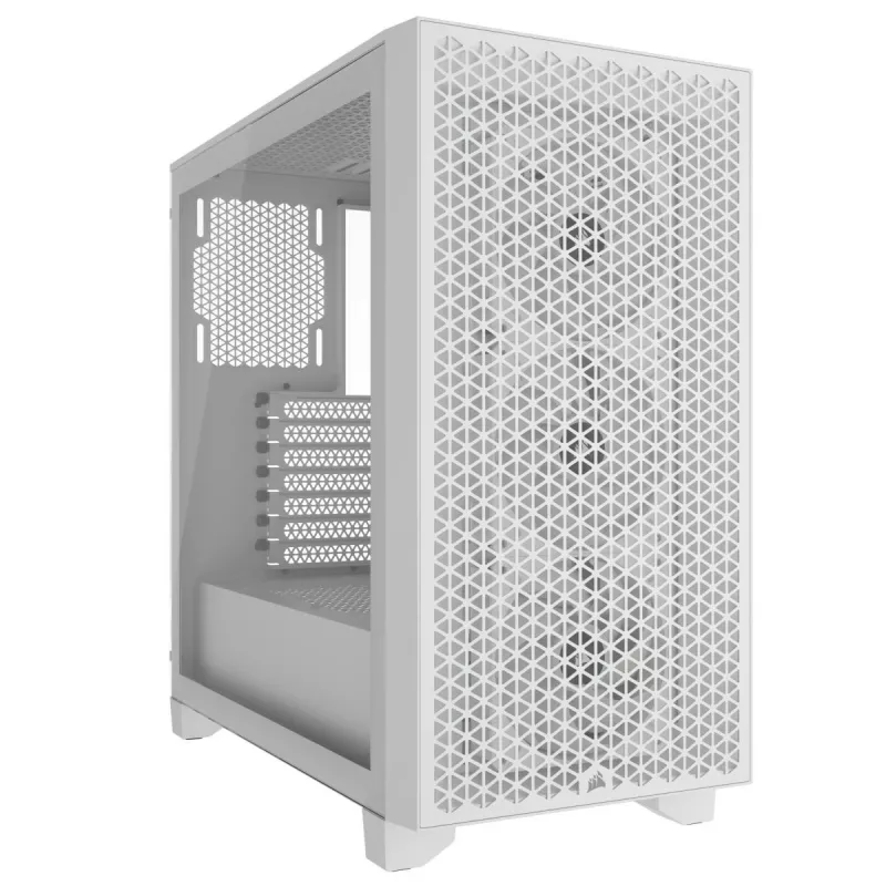 CORSAIR caja de PC semitorre - 3000d RGB Airflow - blanco
