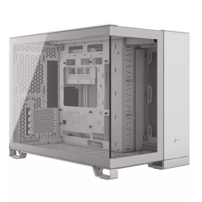 CORSAIR Caja de PC – 2500X Mid-Tower Dual Chamber Caja de PC – Blanco