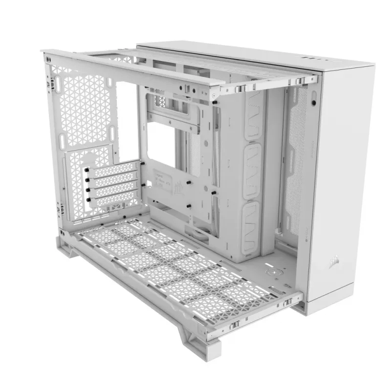 CORSAIR Caja de PC – 2500X Mid-Tower Dual Chamber Caja de PC – Blanco