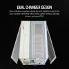 CORSAIR Caja de PC – 2500X Mid-Tower Dual Chamber Caja de PC – Blanco