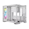 CORSAIR Caja de PC – iCUE LINK 2500X RGB Micro-ATX Dual-Chamber Blanco