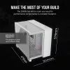 CORSAIR Caja de PC – iCUE LINK 2500X RGB Micro-ATX Dual-Chamber Blanco