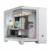 CORSAIR Caja de PC – iCUE LINK 2500X RGB Micro-ATX Dual-Chamber Blanco