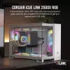 CORSAIR Caja de PC – iCUE LINK 2500X RGB Micro-ATX Dual-Chamber Blanco
