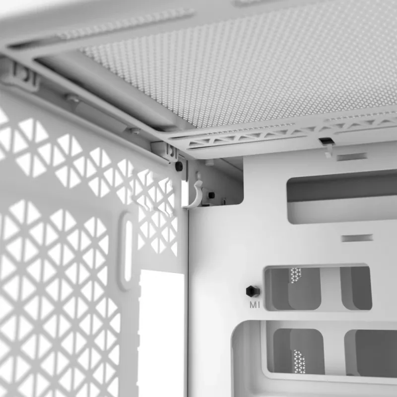 CORSAIR Caja de PC – iCUE LINK 2500X RGB Micro-ATX Dual-Chamber Blanco
