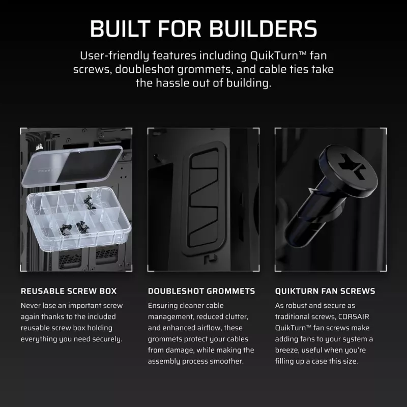 CORSAIR Caja de PC - 5000T Mid-Tower High-Performance