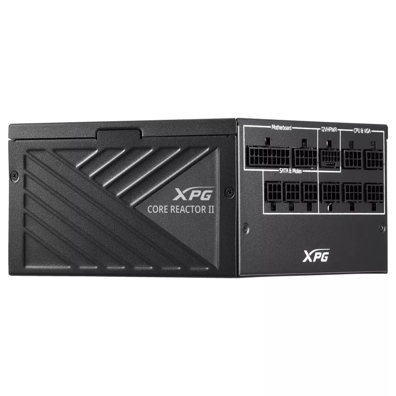 Fuente de alimentación ADATA XPG COREREACTOR II 1000W, ATX 3.0, 80 PLUS Gold, totalmente modular, 100–240 V, 50/60 Hz, negra