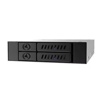 Chieftec CMR-225 Embellecedor para soporte de unidad Soporte Negro