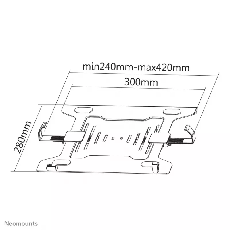 Neomounts NOTEBOOK-V200 Soporte para portátil 10-15 pulgadas - VESA - universal