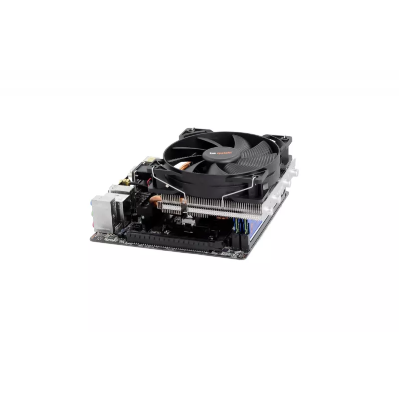 Disipador de CPU be quiet! Shadow Rock LP, ventilador de 120 mm, Intel LGA1700/1200/1150/1151/1155/2011 Square ILM, AMD AM5/AM4/AM3(+)/AM2(+)/FM1/FM2(+), 130 W TDP, altura 75,4 mm