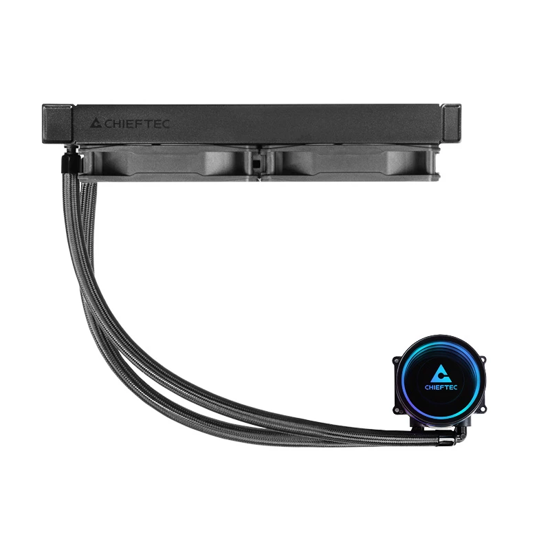 Refrigeración líquida para CPU CHIEFTEC ICEBERG 240 RGB CLC-240-RGB — Radiador de 240 mm, AIO, iluminación RGB