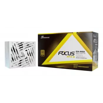 Fuente de alimentación Seasonic Focus GX-850 850W 20+4 Pin ATX Blanco