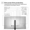 Monitor HP Series 7 Pro 27 pulgadas QHD Thunderbolt 4 - 727pu, 68,6 cm (27 pulgadas), 2560 x 1440 píxeles, Quad HD, LCD, 5 ms, Negro