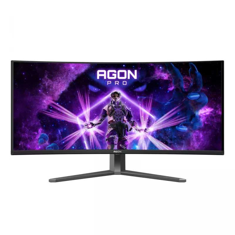 Monitor de ordenador AOC AGON PRO AG346UCD 86,4 cm (34 pulgadas) 3440 x 1440 píxeles Wide Quad HD QD-OLED Negro, Gris