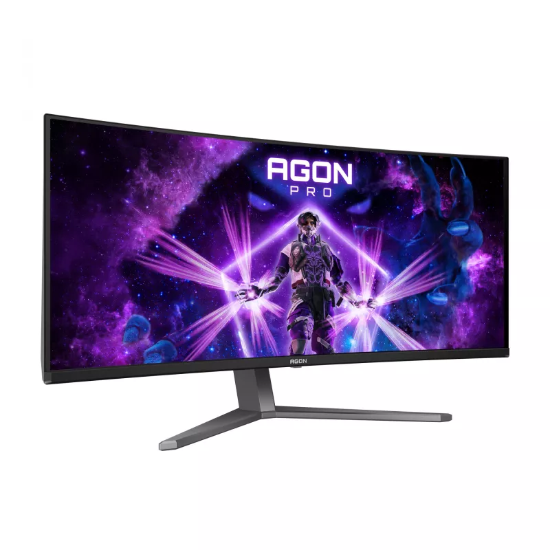 Monitor de ordenador AOC AGON PRO AG346UCD 86,4 cm (34 pulgadas) 3440 x 1440 píxeles Wide Quad HD QD-OLED Negro, Gris