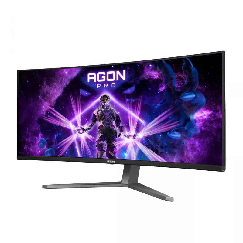 Monitor de ordenador AOC AGON PRO AG346UCD 86,4 cm (34 pulgadas) 3440 x 1440 píxeles Wide Quad HD QD-OLED Negro, Gris