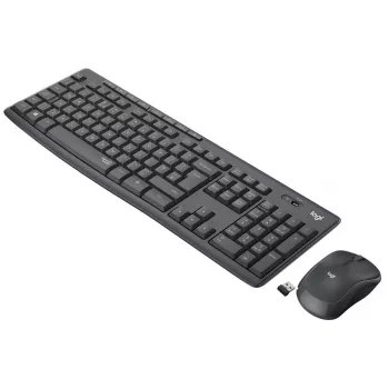 LOGITECH Mk295 Silent Wireless Combo Graphite Azerty Belga