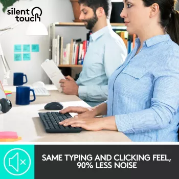 LOGITECH Mk295 Silent Wireless Combo Graphite Azerty Belga
