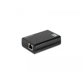 LevelOne Gigabit PoE bt a USB-C PD 3.0 Splitter, IEEE 802.3af, IEEE 802.3at, IEEE 802.3bt, 10/100/1000Base-T(X), Negro, Actividad, Conexión, Alimentación, 0 - 40 °C, 0 - 70 °C