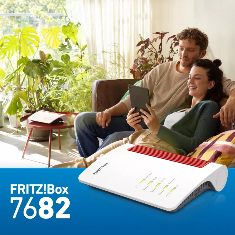 Box 7682 Router WLAN 2,5 Gigabit Ethernet Dualband (2,4 GHz / 5 GHz) blanco