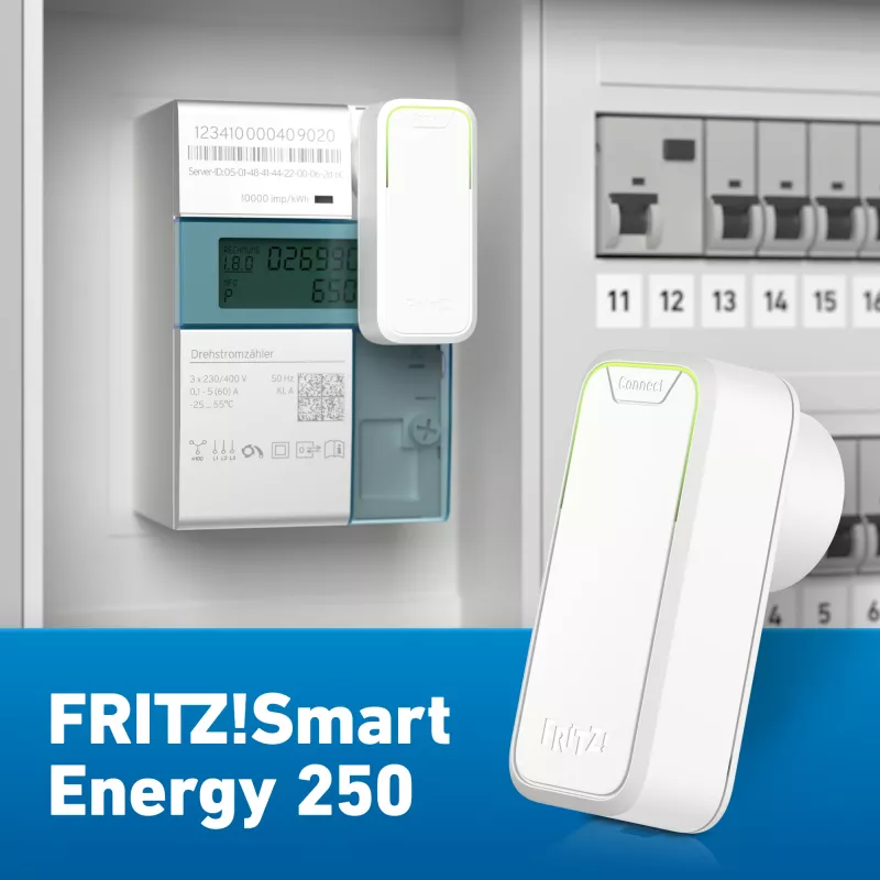 FRITZ! Smart Energy 250 Emisor doméstico inalámbrico montaje en pared RF Wireless