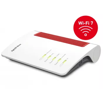 Box FRITZ 4690 Router WLAN Dualband (2,4 GHz / 5 GHz) rojo, blanco
