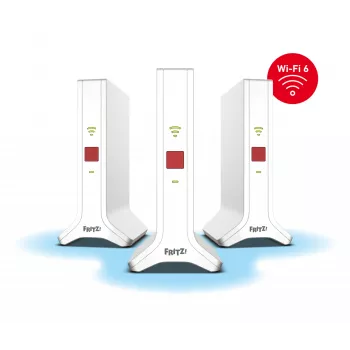 Mesh Set 4200 Dualband (2,4 GHz / 5 GHz) Wi-Fi 6E (802.11ax) rojo, blanco 2x2/4x4