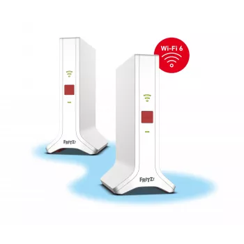 Mesh Set 4200 Dualband (2,4 GHz / 5 GHz) Wi-Fi 6E (802.11ax) rojo, blanco 2x2/4x4