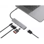 Conceptronic DONN02G Base para portátil/Repetidor de puertos USB 3.2 Gen 1 (3.1 Gen 1) Type-C aluminio