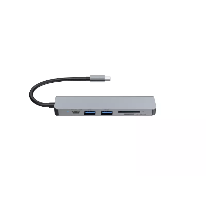 Conceptronic DONN02G Base para portátil/Repetidor de puertos USB 3.2 Gen 1 (3.1 Gen 1) Type-C aluminio