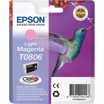 Epson Hummingbird unidad individual magenta claro T0806 tinta fotográfica Claria