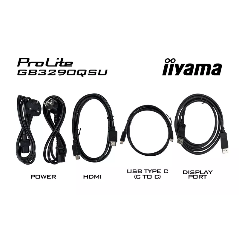 iiyama G-MASTER GB3290QSU-B1 Monitor de ordenador 80 cm (31,5 inch) 2560 x 1440 píxeles Quad HD LED negro