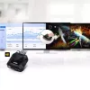 ATEN Conmutador KVM HDMI USB 4K de 2 puertos con mando a distancia para selección de puertos
