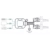 ATEN Conmutador KVM HDMI USB 4K de 2 puertos con mando a distancia para selección de puertos