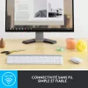 Teclado y ratón inalámbricos finos LOGITECH Combo Mk470 - Offwhite - Azerty Francés
