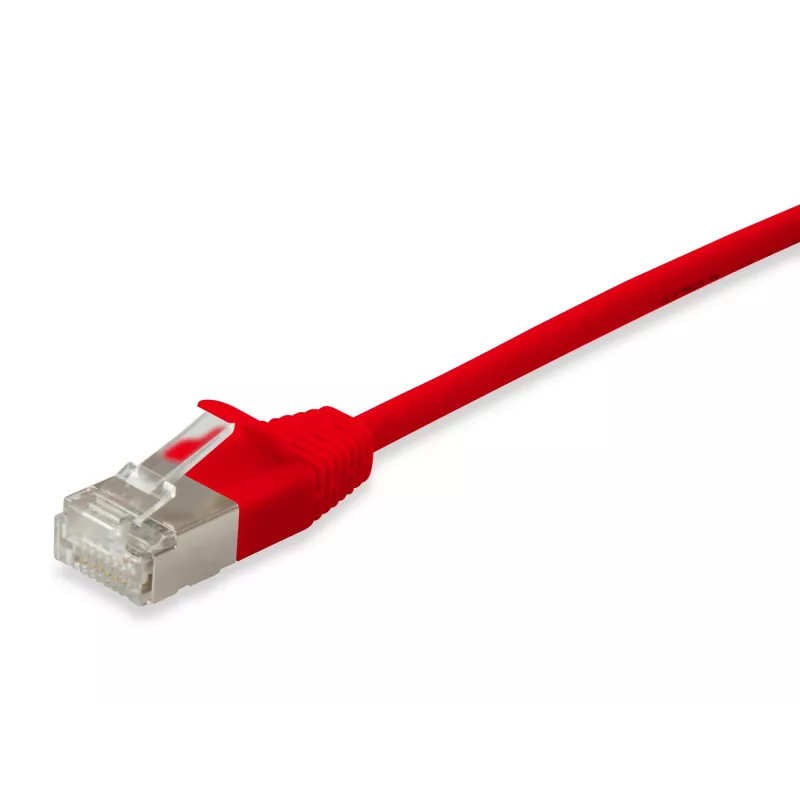 Cable de red Equip Cat.6A F/FTP Slim Patch Cable RJ-45 0,5m Rojo