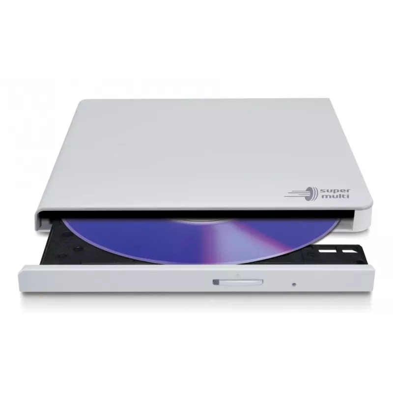 HITACHI-LG DATA STORAGE Grabador de DVD portátil ultrafino - Gp57eb40 - USB 2.0 - White