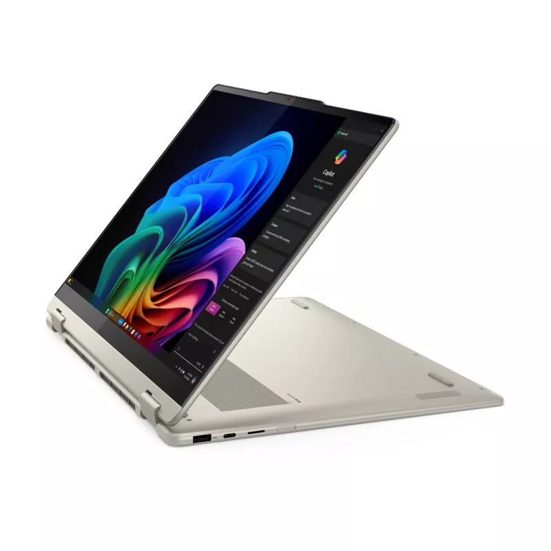 Lenovo Yoga 7 2-in-1 16AKP10 Copilot+ PC AMD Ryzen™ AI 7 350 Híbrido (2-in-1) 40,6 cm (16 inch) Pantalla táctil 2.8K 16 GB LPDDR5x-SDRAM 1 TB SSD Wi-Fi 7 (802.11be) Windows 11 Home Alemán Gris