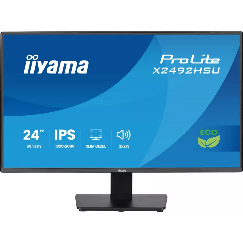 Monitor iiyama ProLite X2492HSU-B1 60,5 cm (23,8 inch) 1920 x 1080 píxeles Full HD LED Negro