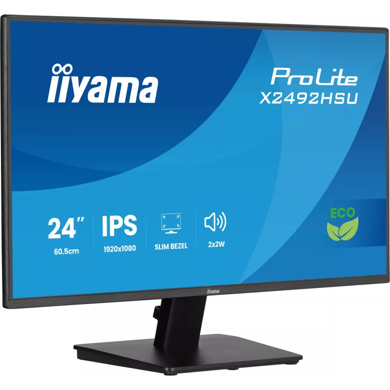 Monitor iiyama ProLite X2492HSU-B1 60,5 cm (23,8 inch) 1920 x 1080 píxeles Full HD LED Negro