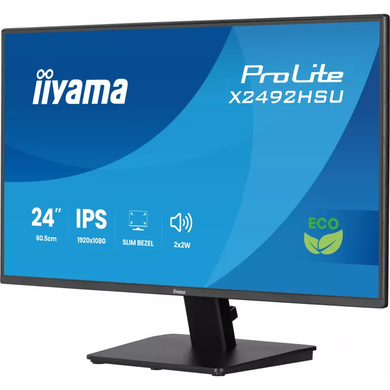 Monitor iiyama ProLite X2492HSU-B1 60,5 cm (23,8 inch) 1920 x 1080 píxeles Full HD LED Negro