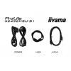 Monitor iiyama ProLite X2492HSU-B1 60,5 cm (23,8 inch) 1920 x 1080 píxeles Full HD LED Negro