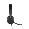 Jabra Evolve2 40 SE UC Stereo auriculares con micrófono supraaurales, con cable USB-A, 3 micrófonos, negros