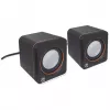 Manhattan 2600 Series 161435 sistema de altavoces, 2.0 estéreo, alimentación USB, 6 W RMS, 90 - 20000 Hz, negro