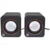 Manhattan 2600 Series 161435 sistema de altavoces, 2.0 estéreo, alimentación USB, 6 W RMS, 90 - 20000 Hz, negro