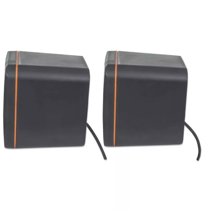Manhattan 2600 Series 161435 sistema de altavoces, 2.0 estéreo, alimentación USB, 6 W RMS, 90 - 20000 Hz, negro