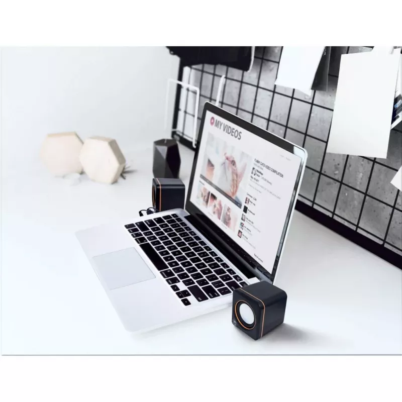Manhattan 2600 Series 161435 sistema de altavoces, 2.0 estéreo, alimentación USB, 6 W RMS, 90 - 20000 Hz, negro