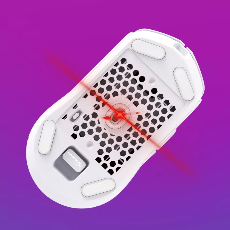 HyperX Pulsefire Haste 2 - Ratón gaming inalámbrico (Blanco)